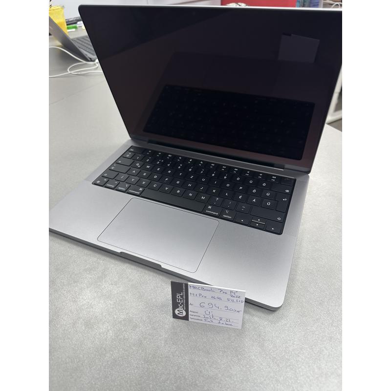 2021 Macbook Pro 14” M1 Pro 16GB/512GB SSD